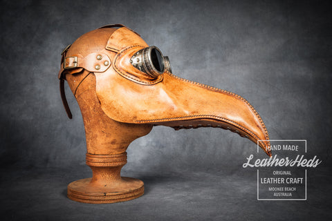 leather plague doctor mask