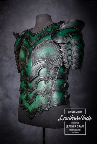 Leather Imperial Knight armour side