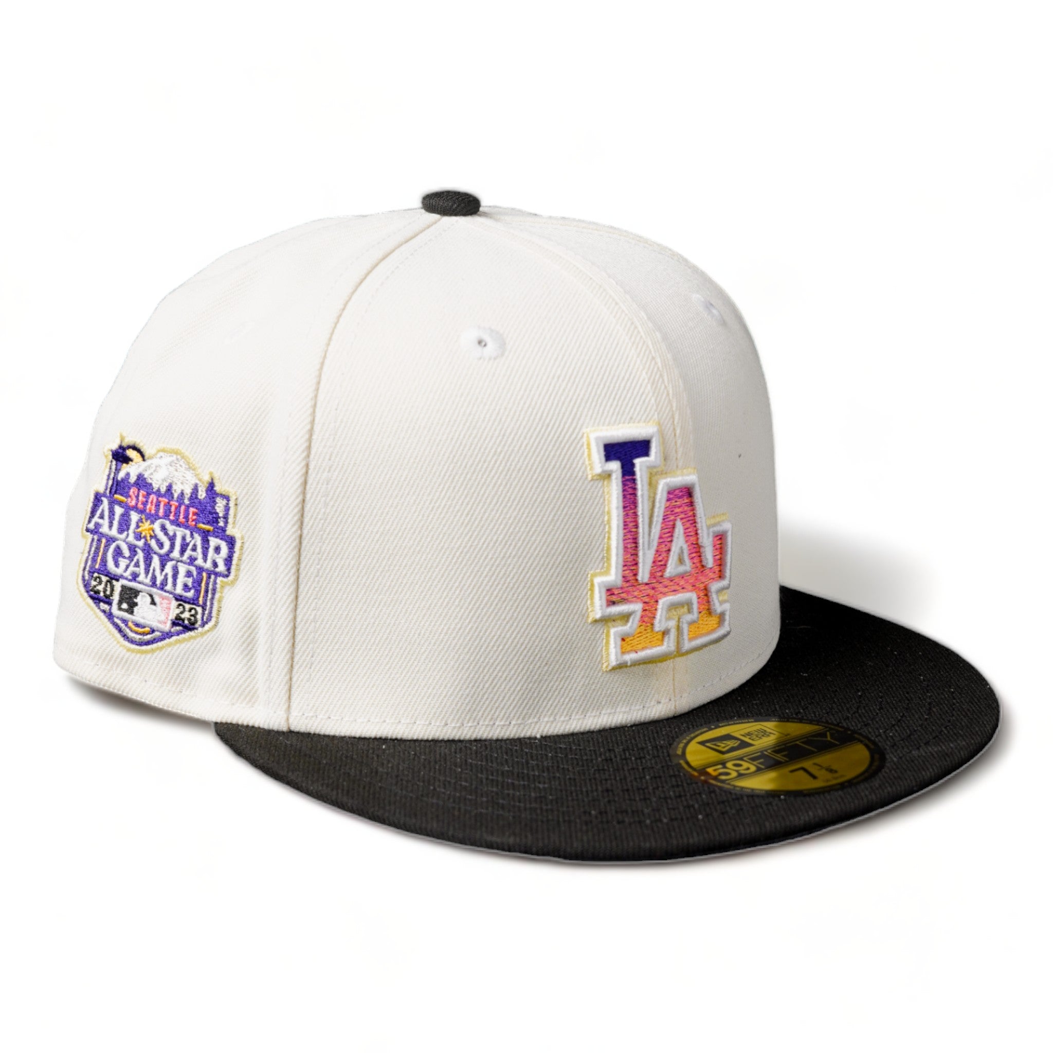 New Era 59Fifty Fitted Los Angeles Dodgers Medellin Sunset Pack (23' ASG Patch) (White)