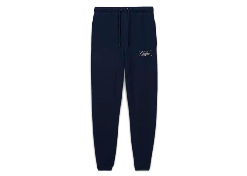 NTWRK - JORDAN X UNION - MJ FLEECE PANTS (COLLEGE NAVY/COCONUT MILK)