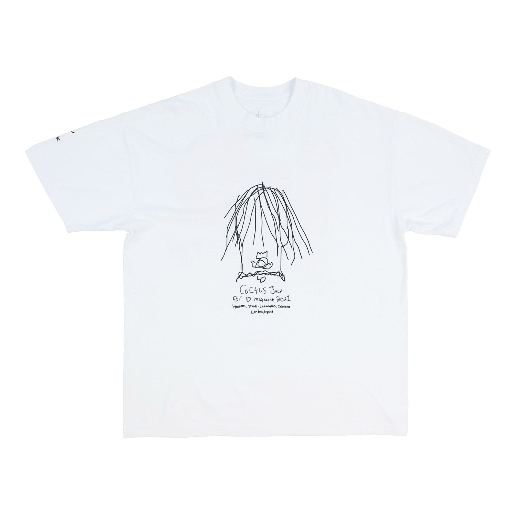 Travis Scott Cactus Jack For Fragment Sunrise T-Shirt - white