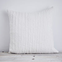 Thumbnail for Herringbone Handcrafted Cotton Voile Cushion - 60 X 60cm / 