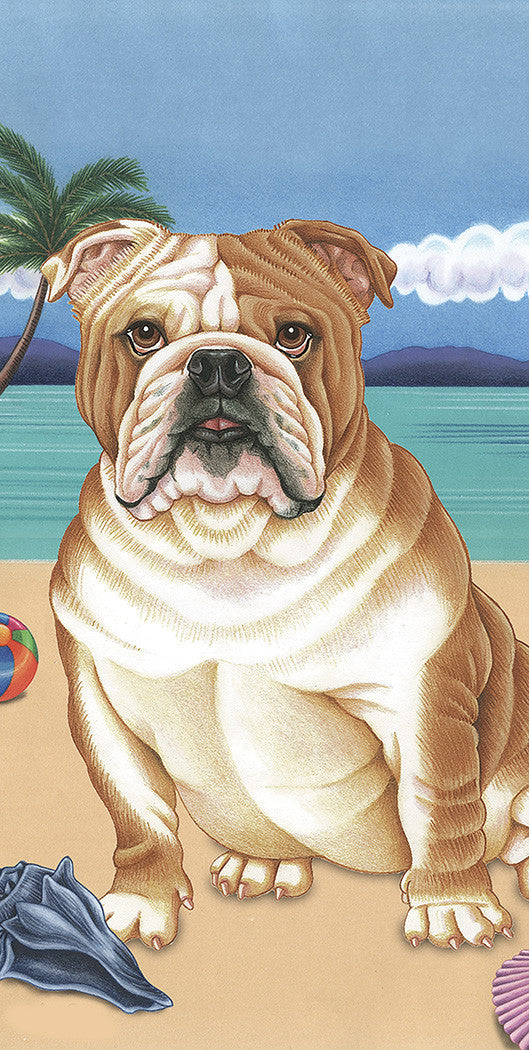 Bulldog Beach Towel - 30\