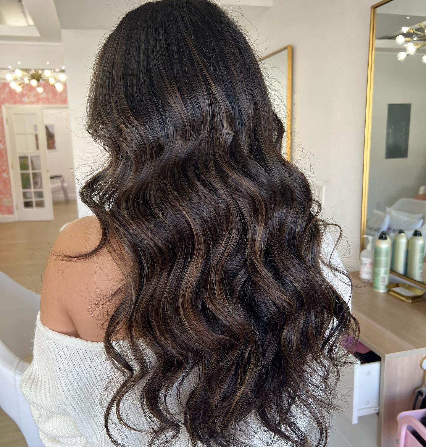 14. Rich Brunette with Whispered Caramel Accents - Dark Brown Balayage