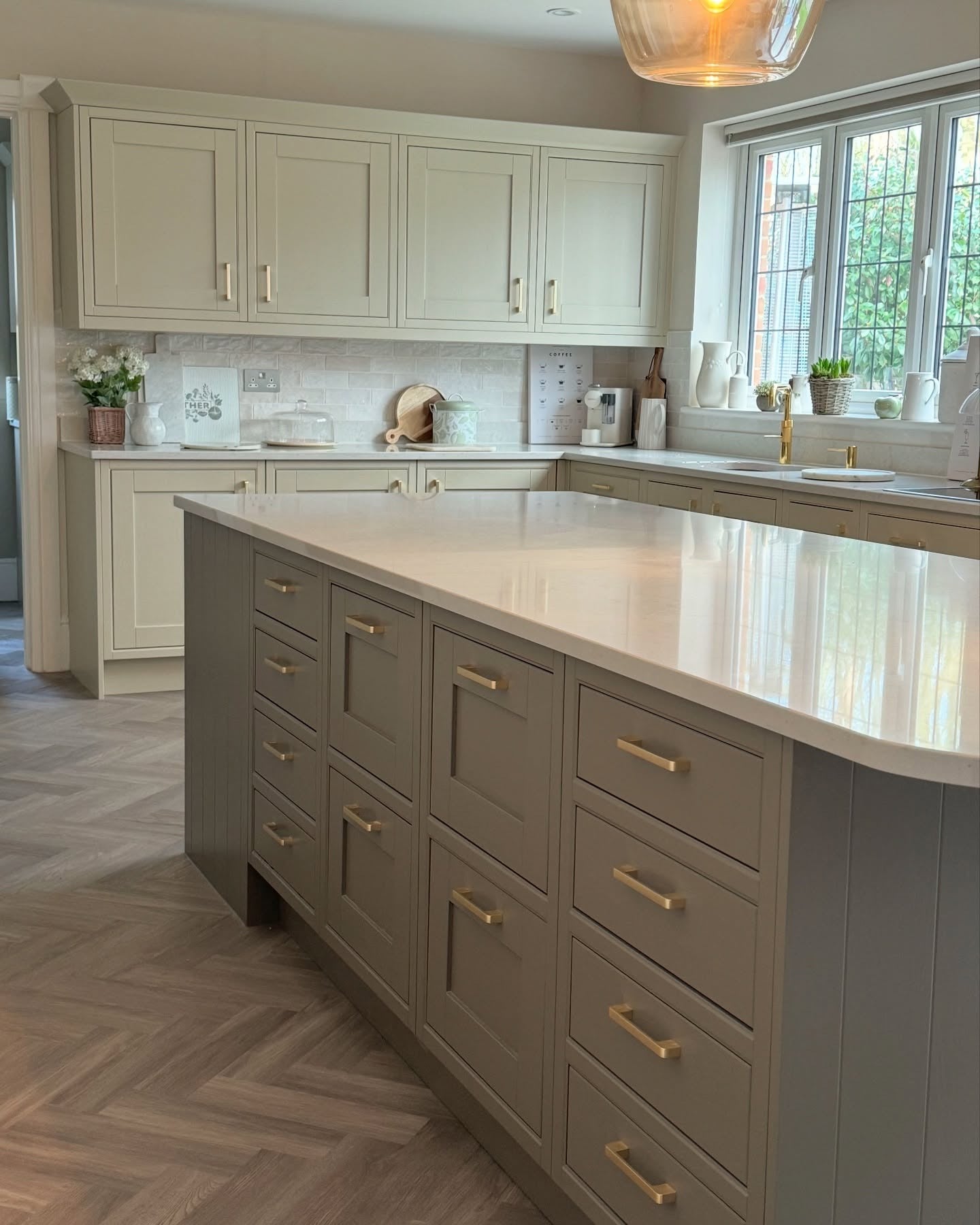 2. Modern Classic with Soft Gray Cabinetry - Gray Kitchen Ideas