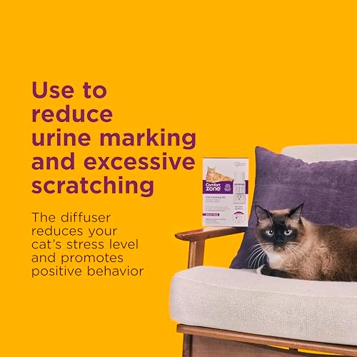 Comfort Zone Multi Cat Calming Diffuser: 3 Pheromone Diffusers & 6 Refills