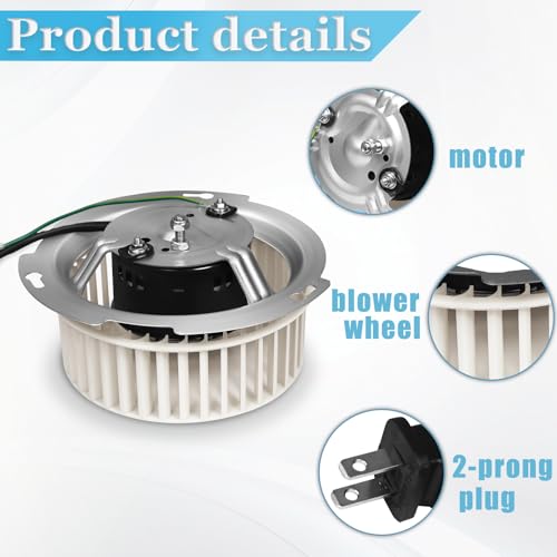 Upgraded 8832NA Blower Motor Compatible with Nutone 84757 JA2B099N Bathroom Fan Motor Replace 8832NA “A” Unit ONLY JA2B099  86652G  86652  8662  JA2C028G  99080520  8832  8832SA  8832N & 8833