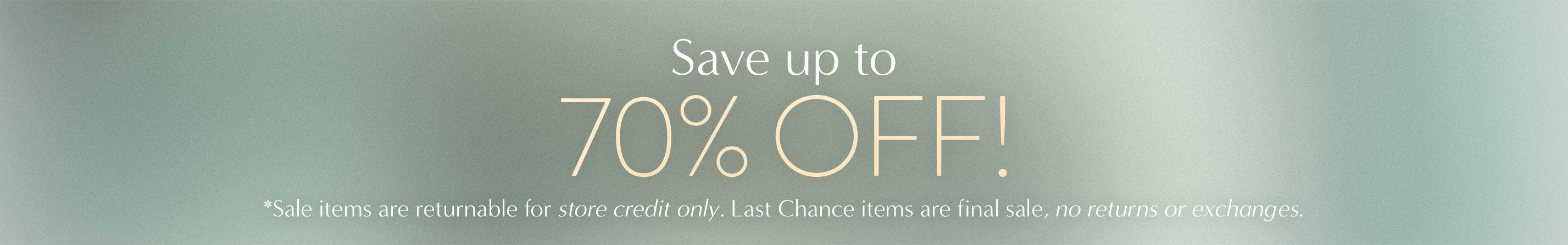 Save up to 70% off!