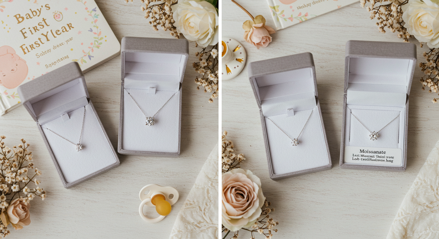 Moissanite Jewelry Gifts for New Moms