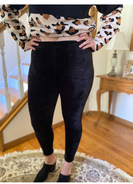 Velvet Leggings- One Size fits sizes 2-12!