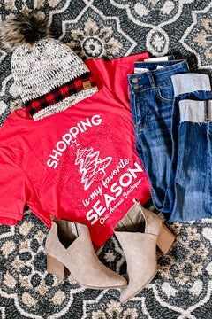 Shopping Is My Favorite Season Tee