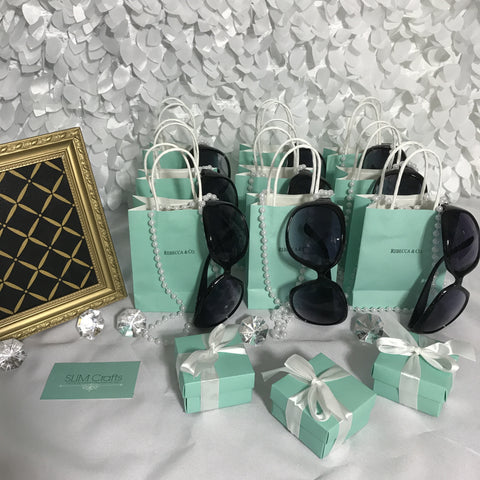 tiffany blue favor bags