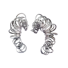 Earrings Palladium with White Diamonds — AENEA Jewellery