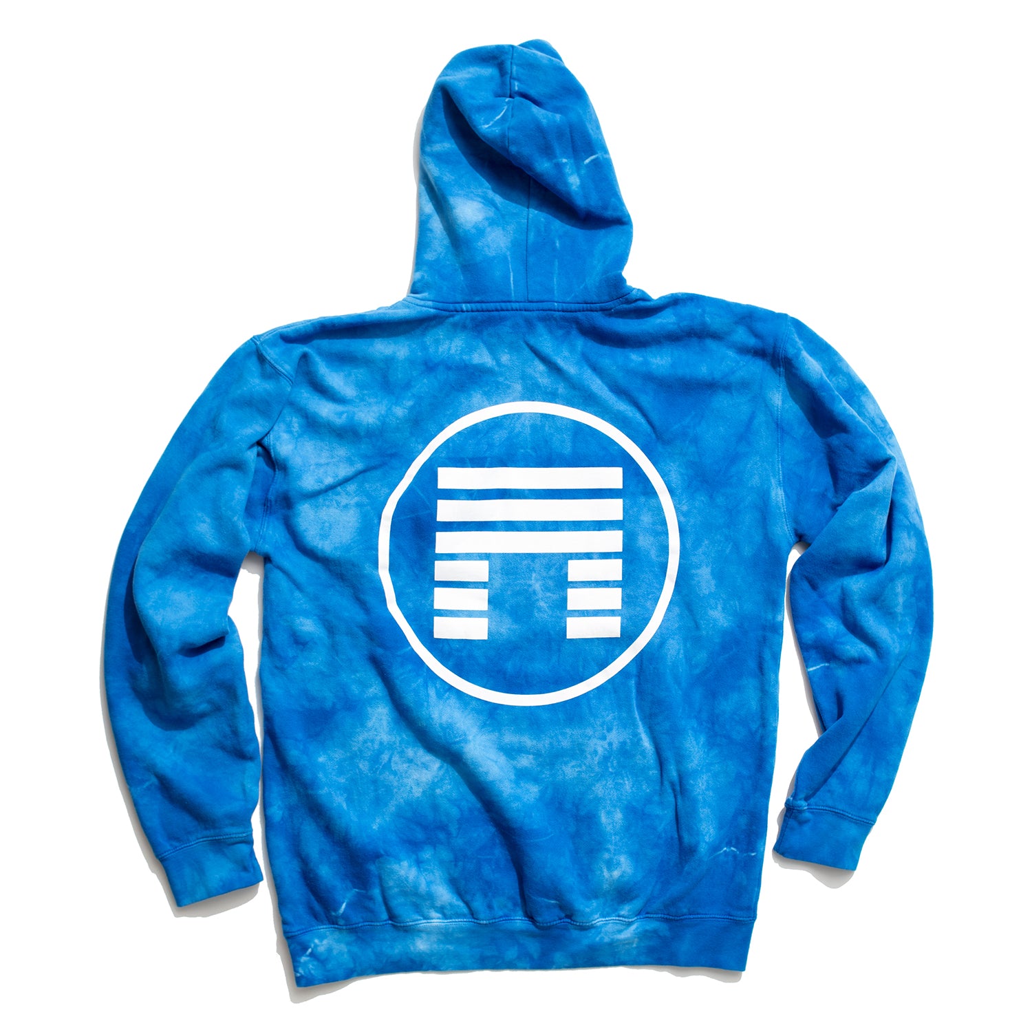 OCEAN TIE DYE  HOODED SWEATSHIRT