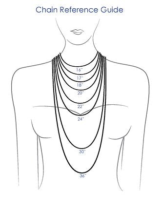 Necklace Length Chart | Lisa Robin
