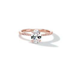 Oval Diamond Engagement Ring