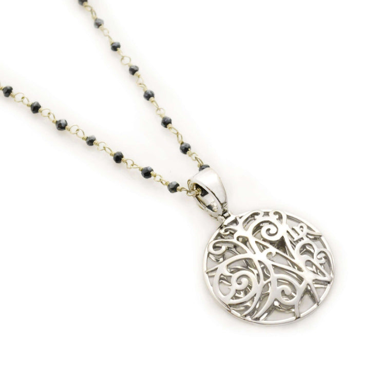 Domed Signature Pendant in Sterling Silver | Lisa Robin