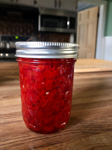 aji omnicolor peppers made into cowboy candy