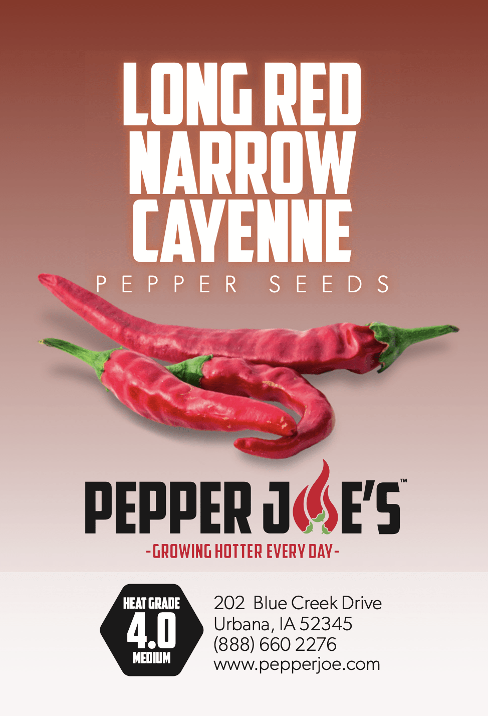 Cayenne Pepper Seeds Pepper Joe's Pepper Joe’s