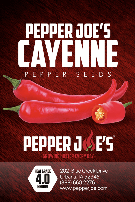 Long Red Thick Cayenne Pepper Seeds