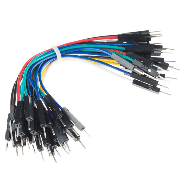 Jumper Wires Standard 7 M/M - 30 AWG (30 Pack) - PRT-11026