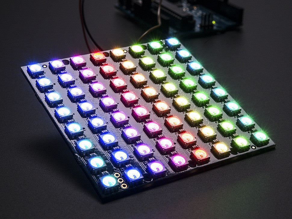 how to code neopixel matrix