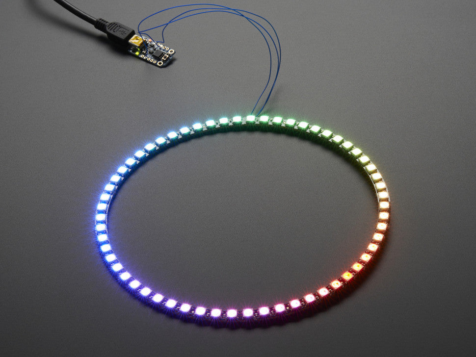 Neopixel 14 60 Ring Ws2812 5050 Rgb Led With Integrated Drivers Elmwood Electronics 0622