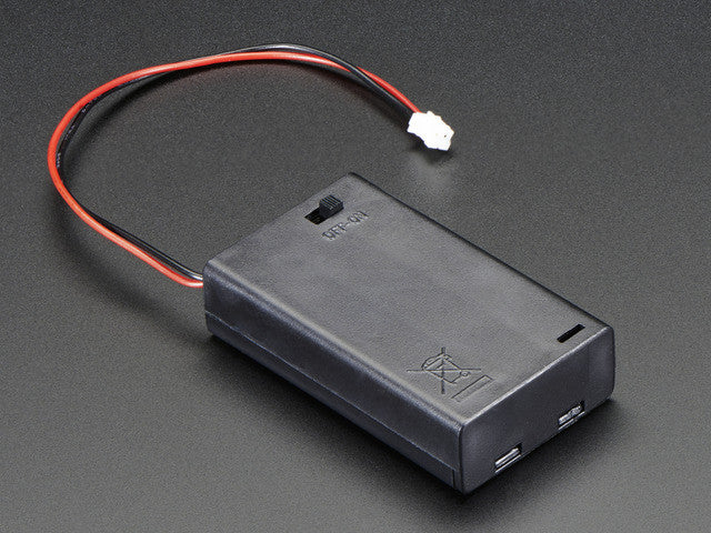 battery case with batteries