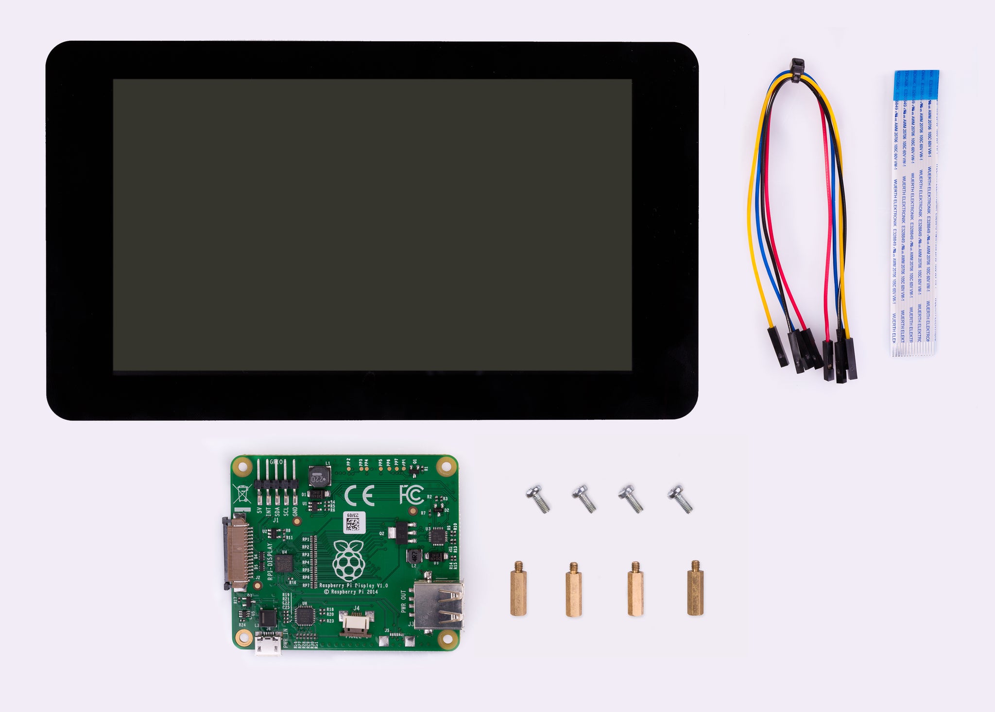 Raspberry Pi Foundation 7 Touchscreen Display Elmwood Electronics 7851