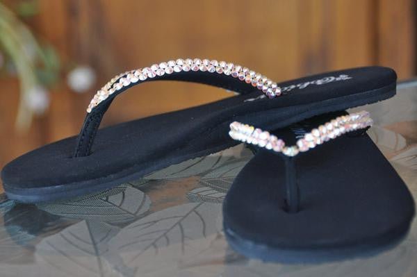 diamond flip flops