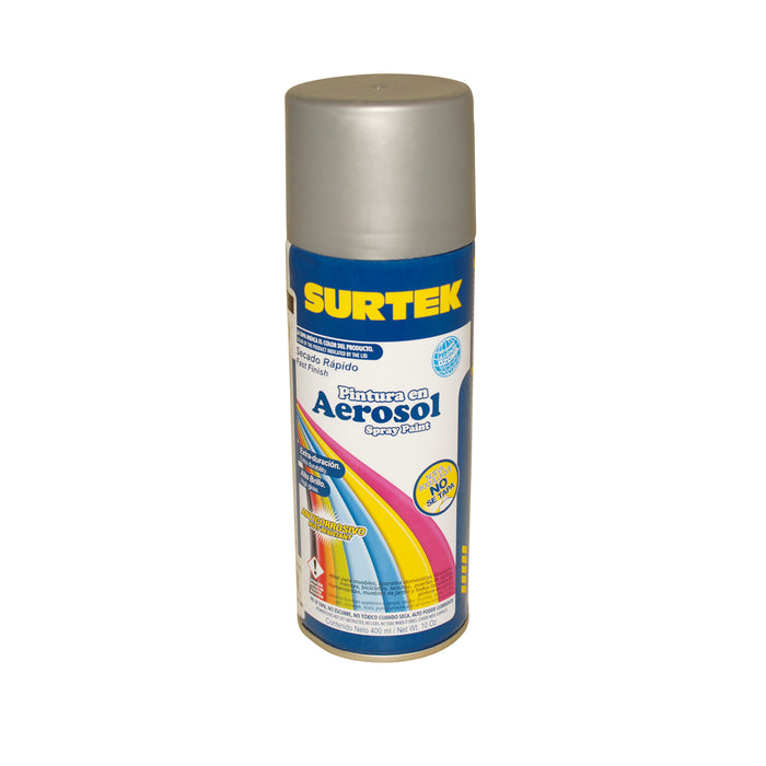 Pintura surtek 139825 aluminio met 400ml** - Sigasa — SIGASA