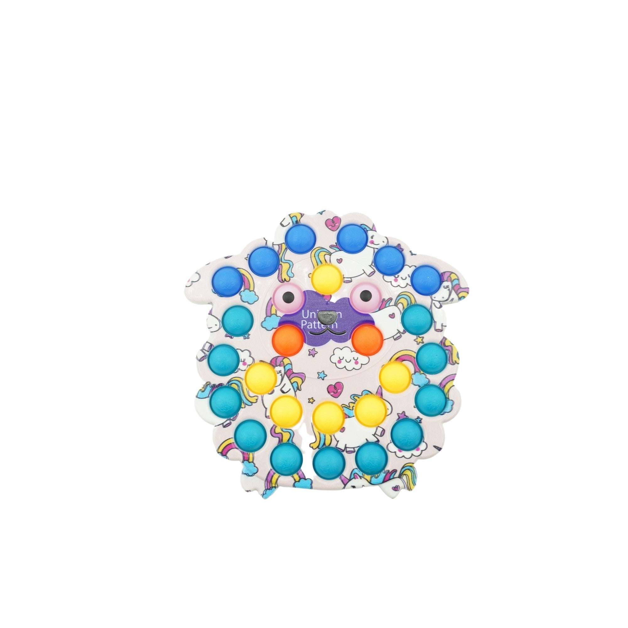 Jucarie Senzoriala Antistres, Simple Dimple, Oaie, Multicolor, V4