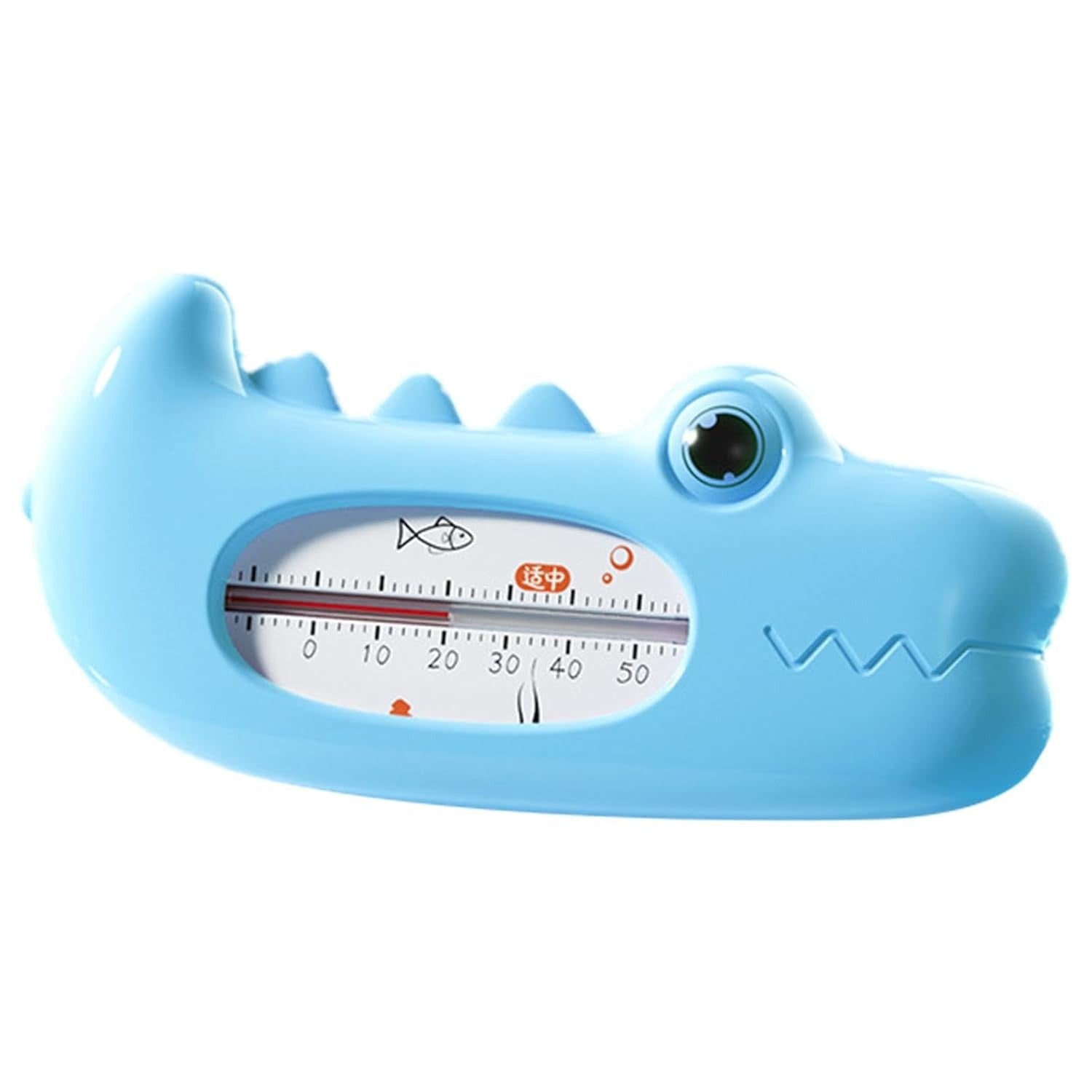 Termometru Pentru Baie, Plutitor, Rezistent La Apa, Multifunctional, Model Crocodil, 2.7X6.5X3.7 Cm