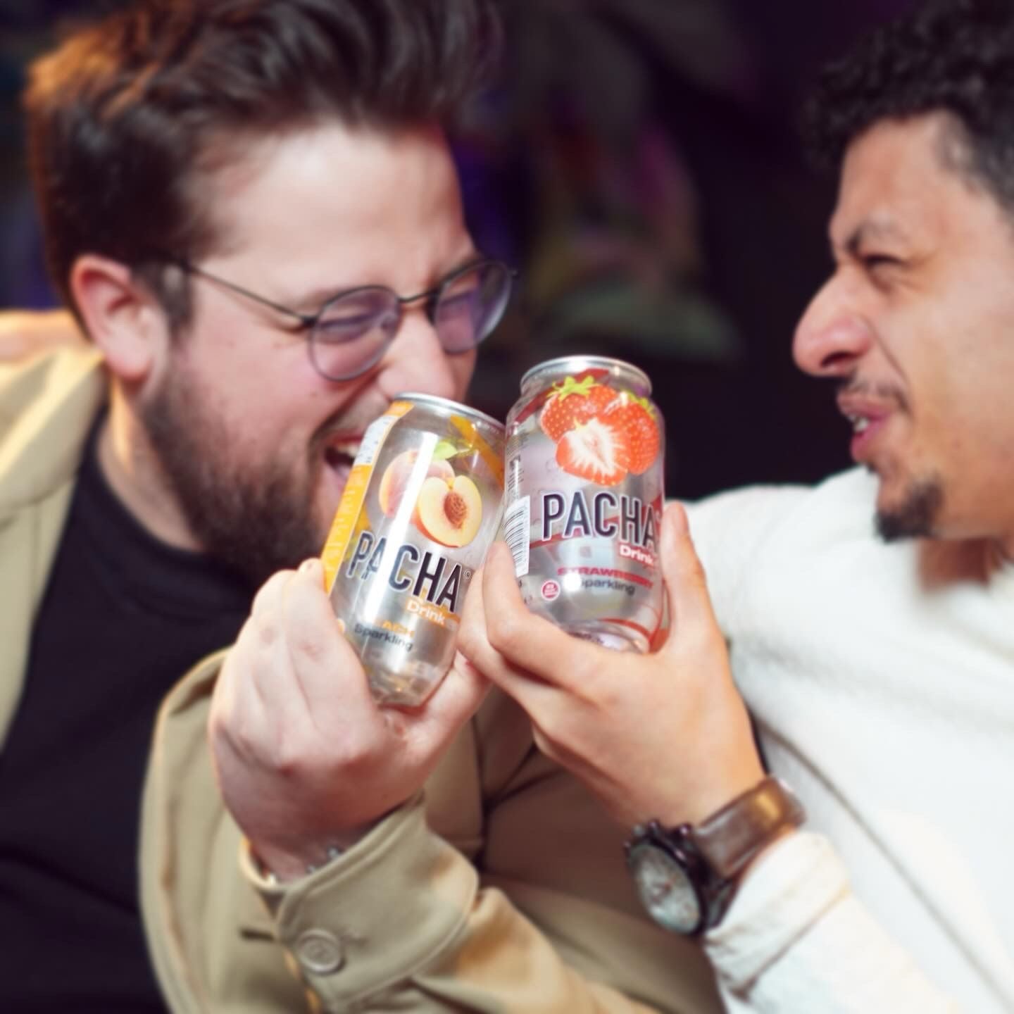 People enjoying drinks