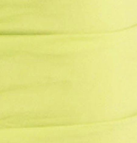 Mini dress in lime green with cutout details.