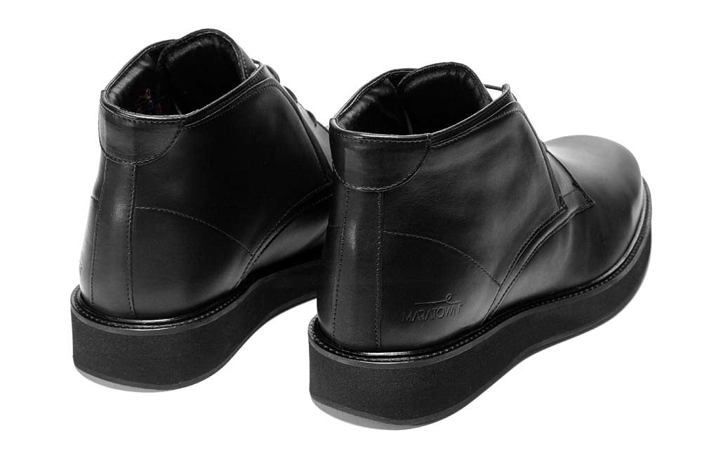 comfortable black dress boots