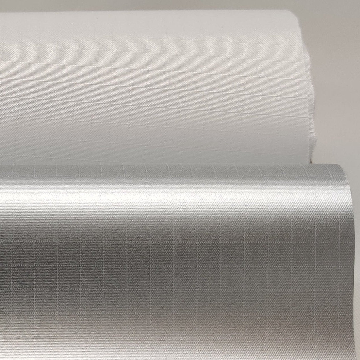 silver, ripstop, polyester, fabric, pu coated, water resistant