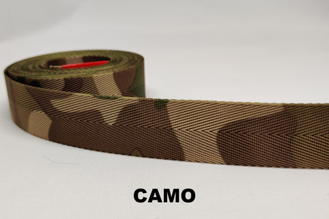 camo nylon webbing