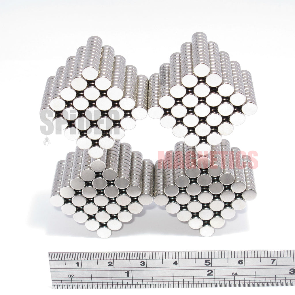 Magnets 5x2 mm neodymium discs 5mm diameter x 2mm thick – Spider ...