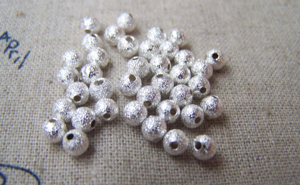 925 Sterling Silver Seamless Round Beads Smooth Spacer Beads 2mm