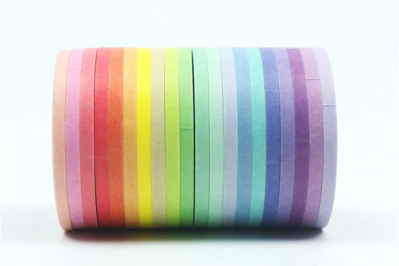 Scrapbooking Tape Colorful Washi Tape Full Set, Rainbow Card Scrapbook –  VeryCharms