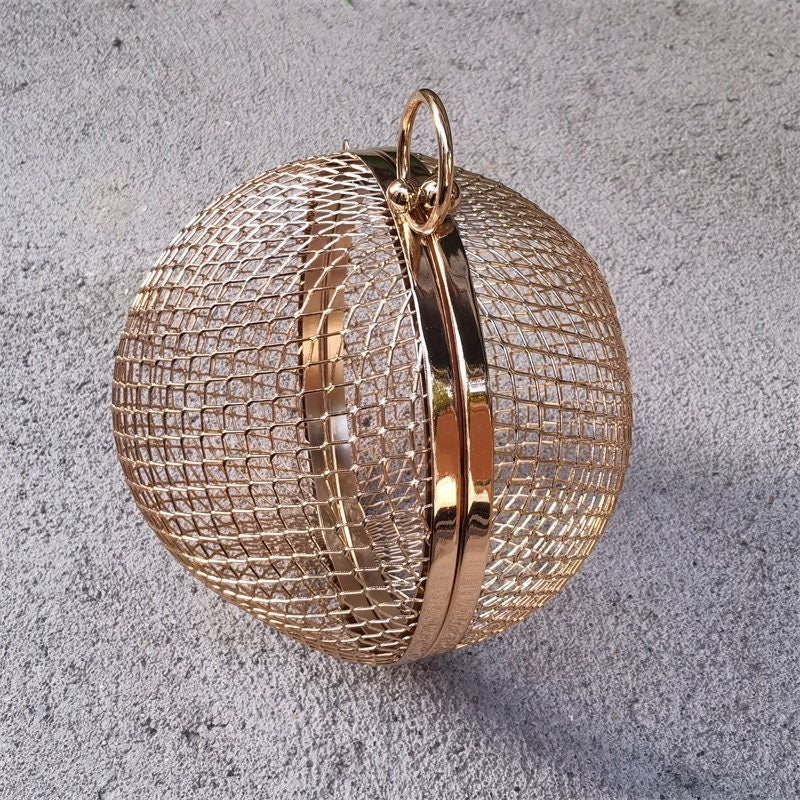Amazon.com: Gripit Women's Bling Basketball Purse with Diamond Accents  Round Ball Crystal Bag Purse Wristlet Handbags Gold Clutch,Large :  Clothing, Shoes & Jewelry