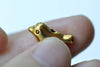 Antique Gold Bird Beads 3D Spacer Beads Charms Set of 20 A8046