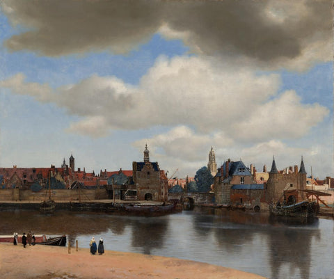 View of Delft, Vermeer - MAURITSHUIS, DEN HAAG