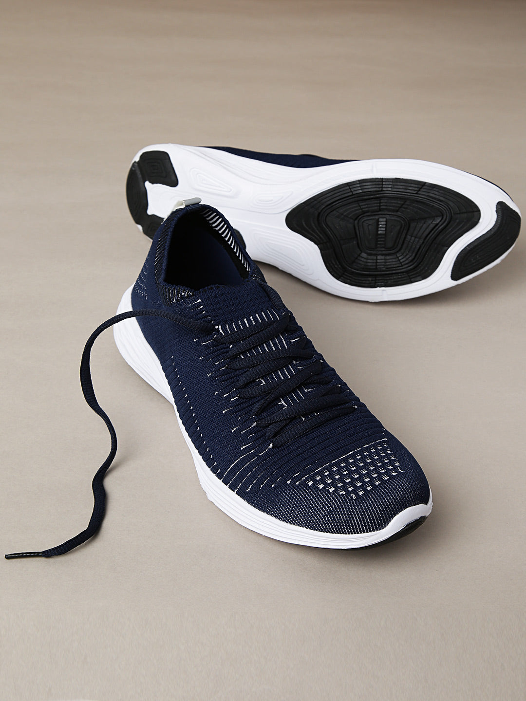 Crew STREET Men Navy Blue Running Shoes 