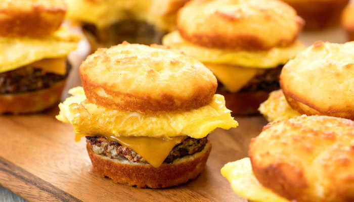 Keto Biscuit Breakfast Sandwich