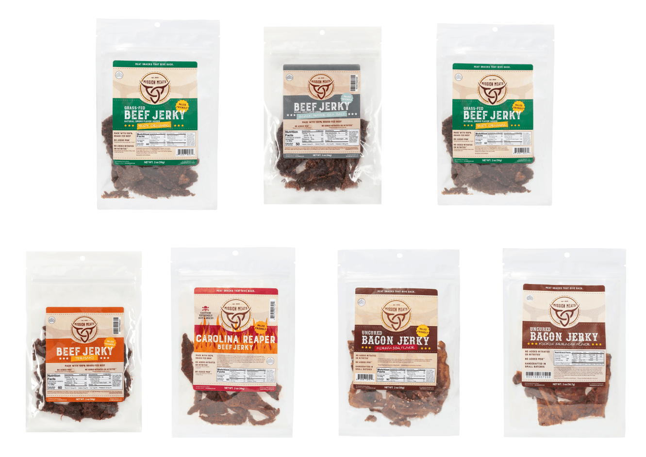 Beef Jerky Variety Pack Sampler - Mission Meats product image