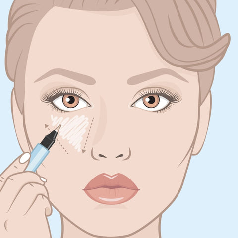 Makeup Tip: How brighten under-eye area - Color The World