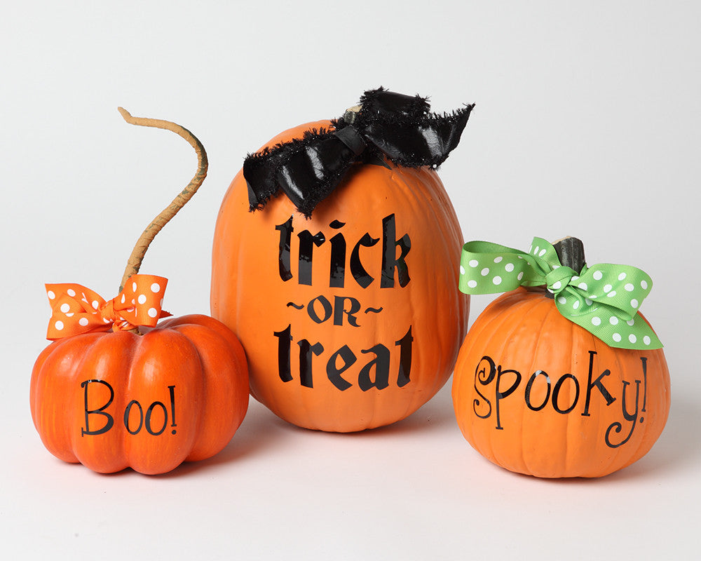 Vinyl Decals For Your Pumpkins. Custom Pumpkin Vinyls