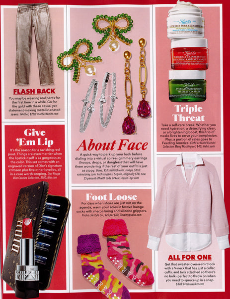 Sequin Jewelry Featured in the Favorite Things Issue of O, The Oprah Magazine